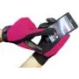 Boss Tech Products, Inc. BTP-GLV-MECPNK Mechanics Style Touch Screen Gloves for All Touch Screen Electronic Devices - Retail Packaging - Black/Pink