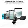 UGREEN Car Charger Dual USB Car Charger with 24W 4.8A Car Charging Adapter Compatible for iPhone 12 SE 11 Pro Max XS XR X 8 iPad Pro Air Mini Samsung S10 S9 Note 20 Ultra LG OnePlus Pixel and More