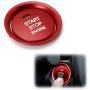 iJDMTOY 2pc Set Red Aluminum Keyless Engine Push Start Button & Surrounding Decoration Ring Compatible With Mazda 3 6 CX-3 CX-5 CX-9 MX-5 w/Push Start Engine Feature