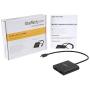 StarTech.com 2-Port Multi Monitor Adapter - USB-C to 2x HDMI Video Splitter - USB Type-C to HDMI MST Hub - Dual 4K 30Hz or 1080p 60Hz - Thunderbolt 3 Compatible - Windows Only (MSTCDP122HD)