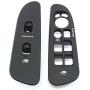 Red Hound Auto Replacement Power Window Bezel Set compatible with Dodge Ram Driver & Passenger Side Dark Gray