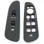 Red Hound Auto Replacement Power Window Bezel Set compatible with Dodge Ram Driver & Passenger Side Dark Gray