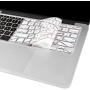 LuvCase 3 in 1 Laptop Case Compatible with Old MacBook Pro 13'' (CD Drive, 2008-2012) A1278 Hard Shell Cover, Matching Keyboard Cover & Screen Protector (White Marble Gold Stripes)