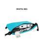 Gox Travel Toiletry Bag Carry On Zipper Pouch Cosmetic Kit Makeup Digital Bag Water Resistant Nylon (Turquoise)