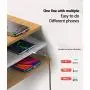 Magnetic Charging Cable 2Pack 6ft and 6Pack Magnet Adapter for Android Mirco USB Type-C Smartphone and iPhone Ipad