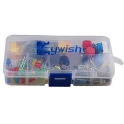 Keywish CP-L1 Electronic Component Starter Kit With Resistor,Transistor,RGB,Capacitor,LED,Buzzer,Switch,Potentiometer For Arduino UNO Nano,MEGA2560,Raspberry Pi,STEM,Micro:bit