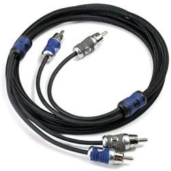Kicker 46QI25 Car Audio 16 Foot Amp Amplifier 2 Channel Stereo RCA Cable QI25