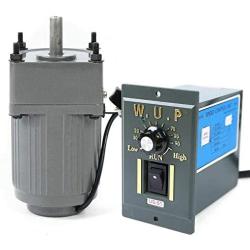 110v 15w Ac Gear Motor Electric Single-phase Motor Gear Motor Electric Variable Speed Adjustable Controller Governor Adjustable Speed Controller Rated Speed 0-270 RPM (Reduction ratio: 1:5)