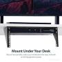 StarTech - RK419WALLV .com 4U Wall Mount Patch Panel Bracket - 19 inch Steel Vertical Mounting Rack for Network and Data Equipment (RK419WALLV) Black