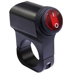 1 inch Aluminum Alloy Motorcycle Handlebar Headlight Switch Waterproof On/Off Fog spot Light Switch for 12V Motorcycles,Motorbike,Scooter