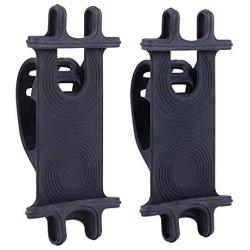 Uber Bike Phone Mount, 2 Pack, Silicone Handle Bar Mount for Bicycle, Stroller, Shopping Cart, Motorcycle, Car Headrest, Fits Most iPhones, Pixel, Galaxy, Nokia, for Smart Phones 4” to 5.7”, 58761