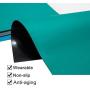 tonchean Anti-static table mat, 118 x 24 High Temperature Electrical Grounding Desk Pad, Large Rubber Workbench Mats for Sensitive Electronics Working