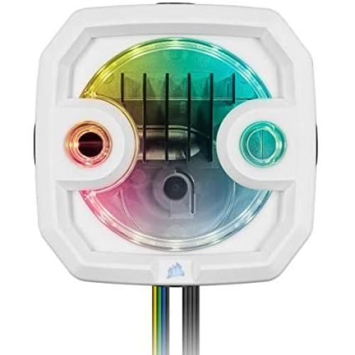 Corsair Hydro X Series XD3 RGB Pump/Reservoir Combo - White - DDC PWM Pump - 180ml Reservoir - Compact Form Factor - Dynamic RGB Lighting