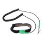 Anti Static Wrist Strap, Strap Anti Shock Wristband Bracelet with Grounding Wire, Alligator Clip, Extendable Long Cord, Green