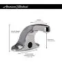 American Standard 6055205.002 Innsbrook Selectronic Hands-Free Battery Powered Faucet, 0.5 GPM, Polished Chrome