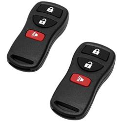 VOFONO Keyless Entry Remote Car Key Fob Car Fits for Nissan Frontier / Armada / Murano / Pathfinder / Titan / Versa / Xterra / Quest , Infiniti QX4 / FX35 / FX45 FCC ID: KBRASTU15, CWTWB1U733 (2 Pack)