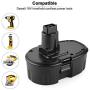 Energup 2Pack DC9096 Replacement Dewalt 18V XRP Battery DC9096 DC9099 DC9098 DW9099 DW9098 Dewalt 18Volt Batteries + DC9310 Dewalt Charger for Dewalt 7.2-18V Ni-Cad Ni-Mh 18V Dewalt Battery Charger