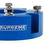 Supreme Suspensions - Front Leveling Kit for 2007-2021 Toyota Tundra and 2007-2021 Toyota Sequoia 3'' Front Lift Strut Spacers 2WD 4WD (Black)