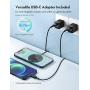 RAVPower Magnetic Wireless Charger iPhone 12 Charger【Mini Type C PD Adapter Included】 Fast Wireless Charging Pad Compatible with MagSaf-e Stand iPhone 12 Pro Max/Mini/AirPods Pro