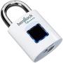 BenjiLock By Hampton 43MM Fingerprint Padlock, White