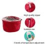 PinJaze - Hair Care Hat - Hair Steamer Cap - with 2 Level Temperature Control Thermal Cap For Home Hair Spa Hair Steamer Cap - Perfect for Family Personal Care (Red)