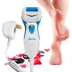 Care me Powerful Electric Foot Callus Remover Rechargeable-Top Rated Electronic Foot File Removes Dry, Dead, Hard, Cracked Skin & Calluses- Best Foot Care Pedicure Tool for Soft Smooth Feet