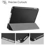 Fintie Case for New iPad 8th Gen (2020) / 7th Generation (2019) 10.2 Inch - Lightweight Slim Shell Standing Hard Back Cover with Auto Wake/Sleep Feature, Black