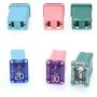 10 pc Automotive MCASE Mini Box Shaped Cartridge Fuse Kit for Cars, Trucks, and SUVs