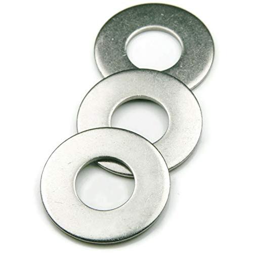 1/2'' Flat Finish Washer, 304 Stainless (50 pcs) Choose Size, by ROSTEO