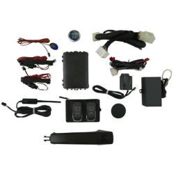 EasyGO AM-GMT-501Q Smart Key Remote Start and Alarm System with Black Granite Metallic Door Handle