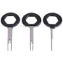 3 Pcs Wire Terminal Removal Tool Set Electrical Terminal Remover Auto Car Plug Terminal Pin Removal Tool Kit Wire Connector Puller(Plastic Handle)