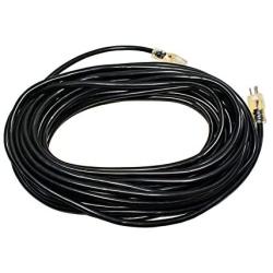 75 ft Extension Cord 12/3 SJTW with Lighted end - Black - Indoor / Outdoor Heavy Duty Extra Durability 15 AMP 125 Volts 1875 Watts by LifeSupplyUSA
