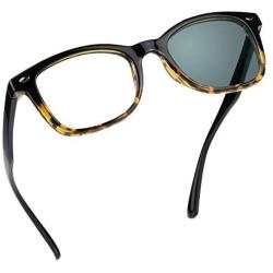 Blue Light Blocking Glasses, Photochromic Gray Sunglasses, Anti Eyestrain, Computer Reading Glasses, TV Glasses for Women/Men