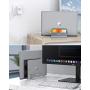[Updated Dock Version] Vertical Laptop Stand, OMOTON Double Desktop Stand Holder with Adjustable Dock (Up to 17.3 inch), Fits All MacBook/Surface/Samsung/HP/Dell/Chrome Book (Grey)