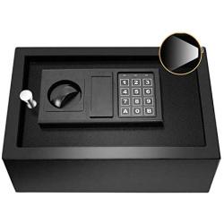 JUGREAT Top Opening Drawer Safe with with Induction Light,Electronic Digital Securit Safe Steel Construction Hidden with Lock,for Home Office Hotel Business