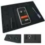 Soldering Mat Pad large Silicone Heat Resistant 932°F Welding Blanket Project Workbench Board Welding Blanket Electronics Mat for Heat Gun Soldering Iron Station Electronic Repair Kit (13''X 9'') Black