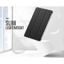 MoKo Case Fit New iPad Air 4th Generation 2020 - iPad Air 4 Case 10.9 inch Slim Lightweight Shell Stand Cover with Translucent Frosted Back Protector for iPad Air 4, Auto Wake/Sleep,Black