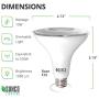 Sunco Lighting 4 Pack PAR38 LED Bulb 13W=100W, 5000K Daylight, 1050 LM, Dimmable, Indoor/Outdoor Spotlight, Waterproof - UL & Energy Star Listed