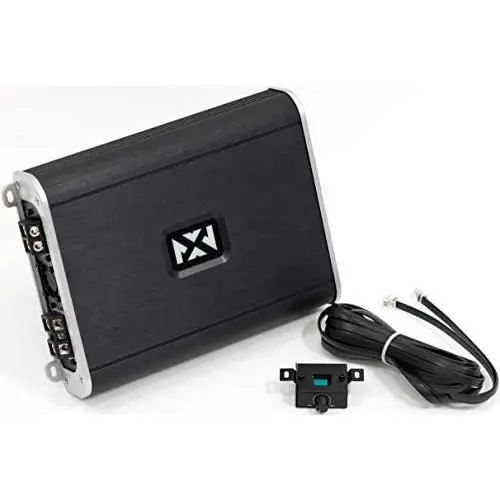 NVX VAD17001 1700W RMS Class D Monoblock Car/Marine/Powersports Amplifier with Bass Remote (Marine Certified)