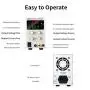 STP6005D DC Power Supply Adjustable (0-60V 0-5A), Precision DC Regulated Power Supply with 3 bits Digit LED Display,Stable and Protective,Alligator Lead Included.