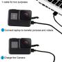 Suptig Charging Cable Type-C Charging Cable 2 Pack Compatible for Gopro Hero 9 Hero 8 Hero 7 Black Gopro Max Hero 7 Silver Hero 7 White Hero 6 Black Gopro Hero 5 Black Hero5 Session Hero 2018 (Black)