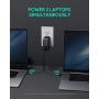 USB C Charger, AUKEY Omnia 100W 4-Port PD Charger with GaNFast Technology, USB C Laptop Charger Power Delivery 3.0 Compatible with MacBook Pro 16'', iPad Pro 11'', iPhone 11 Pro Max, HP Spectre