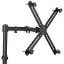 WALI VESA Mount Bracket Adapter Monitor Arm Mounting Kit for Screen 13 to 27 inch, VESA 75mm and 100mm (UVVEP)