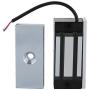 DC 12V Electromagnetic Locks Alluminum Electronic Magnetic Door Lock with 60kg Linear Pull for Access Control
