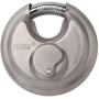 Stainless Steel disc Padlock with dust Cover, Keep Cylinder Clean, Keyway Protection 2-3/4''(70mm) Great for Truck, Trailer, Van, Outdoor and Other Tough Enviroment (10, Keyed Alike)