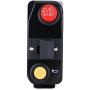 Qiilu 7/8'' Motorcycle Turn Signal Switch Motorcycle Handlebar Waterproof Control Switch with Horn Turn Signal High Low Beam Control Universal for Motorbikes, Electric Bike, ATVs, Scooters