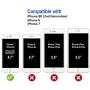 Shamos Transparent Shock Absorption TPU Rubber Gel Case (Deep Blue) Compatible with iPhone SE 2020 (2nd Generation) iPhone 7 and iPhone 8