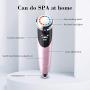 Facial body beauty Massager - 7 in 1 Face Deep cleansing and moisturizing LED Blue & Red Light Wave phototherapy rejuvenation - warm Lift & Firm Tighten Skin, Anti Wrinkles & fat deposits - eye care