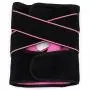 Greententljs Pair of Knee Brace Holder with Side Stabilizers - Adjustable Strap Breathable Knee Brace Patella Gel Pads for Knee Support (2Pcs Pink)