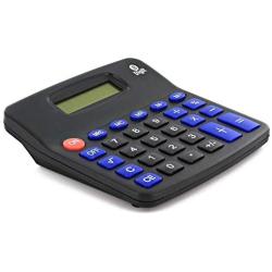 Emraw 8-Digit Desktop Basic Calculator Electronic Large Display Battery Included Big Buttons Handheld Standard Functional Office Scientific Calculator (Pack of 2)